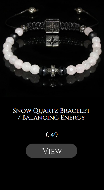 Snow Quartz Bracelet / Balancing Energy