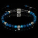 Blue Agate Bracelet / Wisdom-Confidence-Prosperity